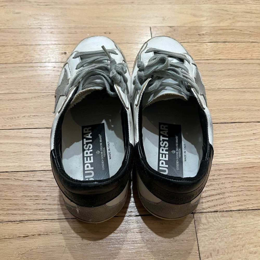 Golden Goose White and Gray Sneakers - Picture 3 of 8